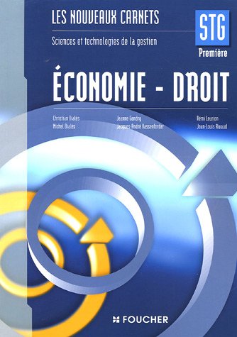 Stock image for Economie-Droit 1e STG for sale by Ammareal