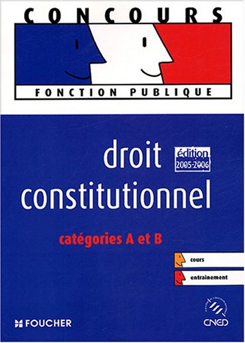 Imagen de archivo de Droit constitutionnel : Catgories A et B a la venta por Ammareal