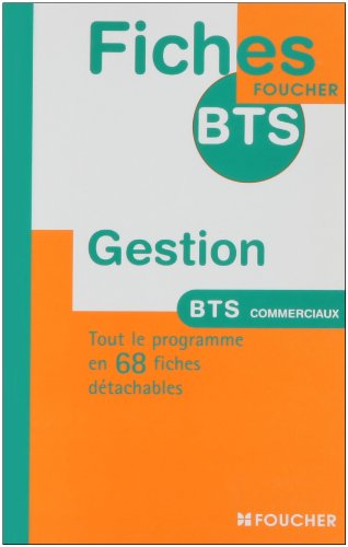Beispielbild fr Gestion BTS commerciaux (Ancienne Edition) zum Verkauf von Ammareal