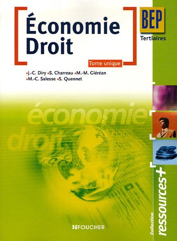 Beispielbild fr ECONOMIE DROIT 2EME/TERM BEP (Ancienne dition) zum Verkauf von Ammareal