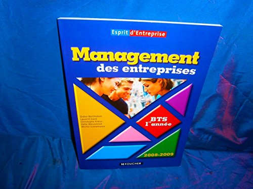 Stock image for Management des entreprises BTS 1e anne for sale by Ammareal