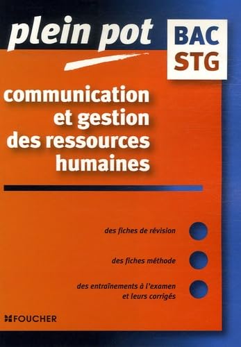 Immagine stock per Communication et gestion des ressources humaines bac STG