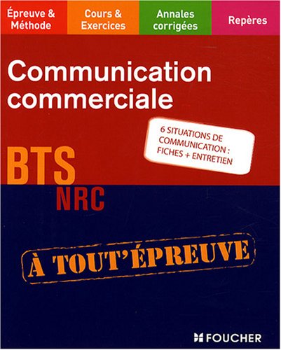 Imagen de archivo de Communication commericale BTS NRC a la venta por Ammareal