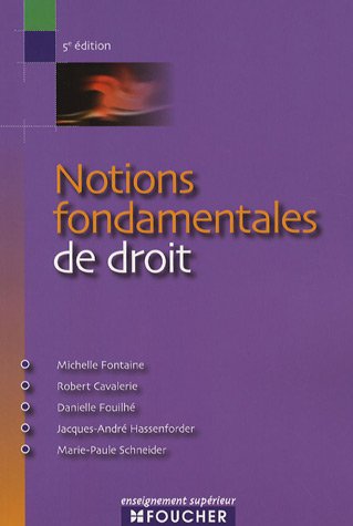 Stock image for NOTIONS FONDAMENTALES DE DROIT (Ancienne dition) for sale by Ammareal