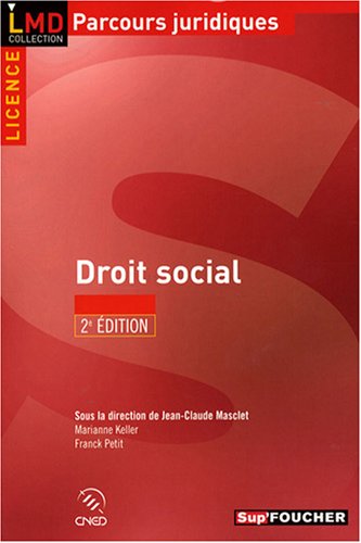 Imagen de archivo de DROIT SOCIAL 2E EDITION (Ancienne dition) a la venta por Ammareal
