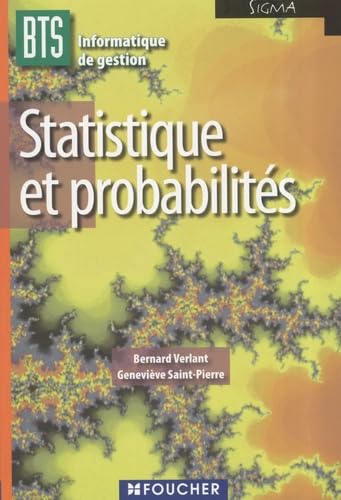 Beispielbild fr Statistique et probabilits BTS Informatique de gestion zum Verkauf von Ammareal