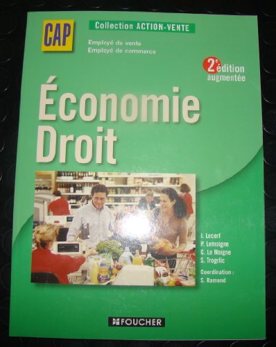 Stock image for Economie Droit CAP vente-commerce for sale by Ammareal
