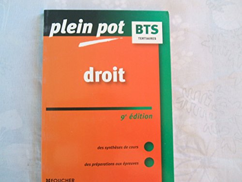 Stock image for DROIT BTS (Ancienne dition) for sale by Ammareal