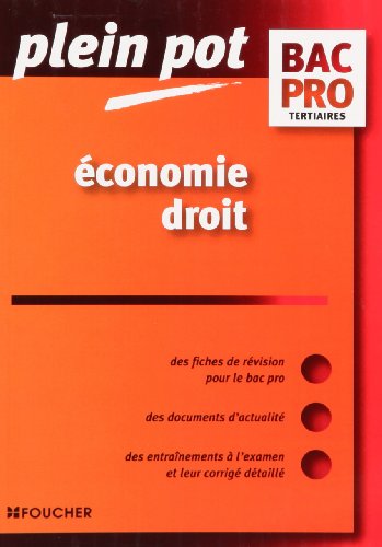 9782216107865: Economie Droit Bac Pro tertiaires