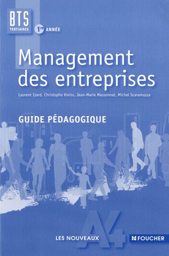 Stock image for Management des entreprises BTS tertiaires 1re anne : Guide pdagogique for sale by medimops