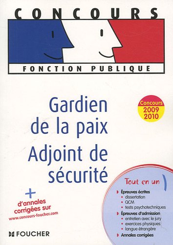 9782216110100: Gardien de la paix, Adjoint de scurit