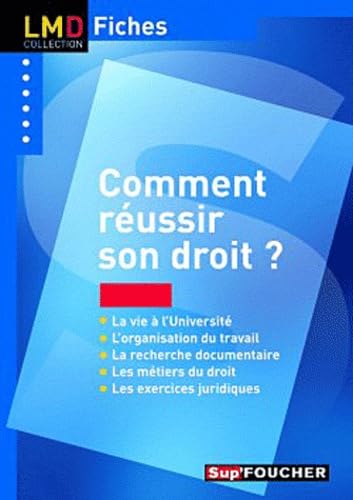 Beispielbild fr Comment russir son droit zum Verkauf von medimops