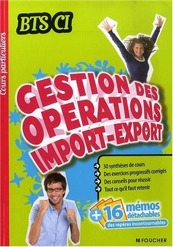 Beispielbild fr Gestion des oprations d'import-export zum Verkauf von medimops