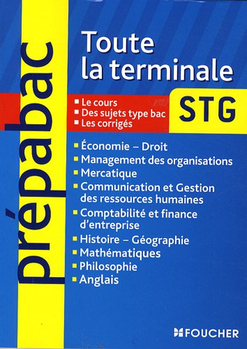 9782216112258: Toute la terminale STG