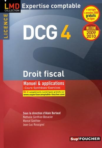 Beispielbild fr Dcg 4 Droit Fiscal : Manuel & Applications zum Verkauf von RECYCLIVRE