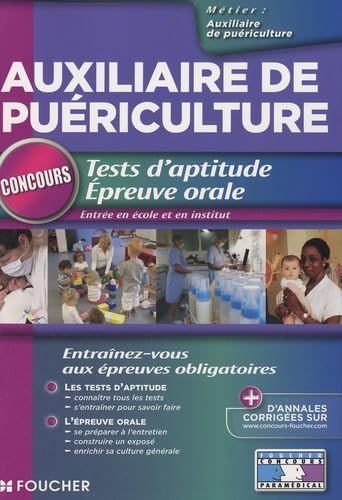 Stock image for Auxiliaire de puriculture Tests et preuve orale for sale by Ammareal