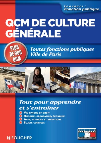 9782216114948: QCM de culture gnrale: Toutes fonctions publiques Ville de Paris