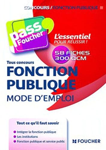 Stock image for Fonction publique mode d'emploi for sale by Ammareal