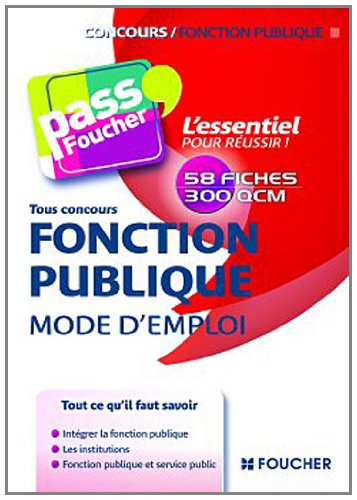 Stock image for Fonction publique mode d'emploi for sale by Ammareal