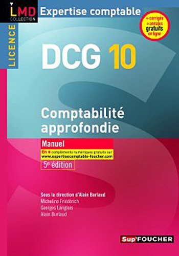 Stock image for DCG 10 Comptabilit approfondie 5e dition for sale by Ammareal