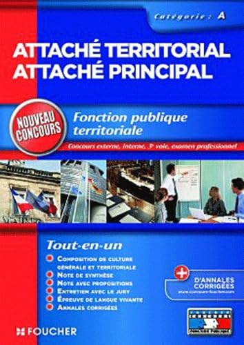 Beispielbild fr Attach territorial Attach principal Nouveau concours catgorie A zum Verkauf von Ammareal