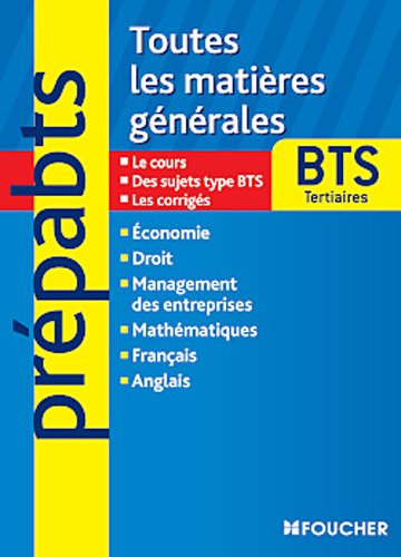 Stock image for PREPABTS - Toutes les matires gnrales BTS Tertiaires for sale by Ammareal