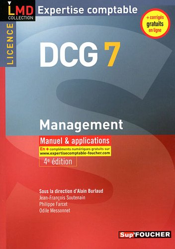 Stock image for DCG 7 Management Manuel et applications 4e dition for sale by Ammareal