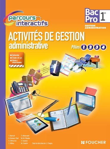 Stock image for Activits de gestion administrative Ples 1.2.3.4. 1re Bac Pro for sale by Ammareal