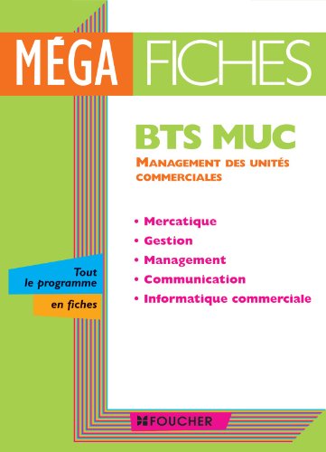 Stock image for Bts Muc Management Des Units Commerciales for sale by RECYCLIVRE
