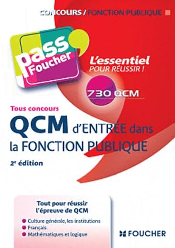 Stock image for QCM d'entre dans la fonction publique 2e dition for sale by medimops