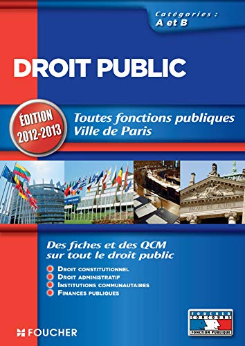 9782216120321: Droit public Catgories A et B. Edition 2012-2013