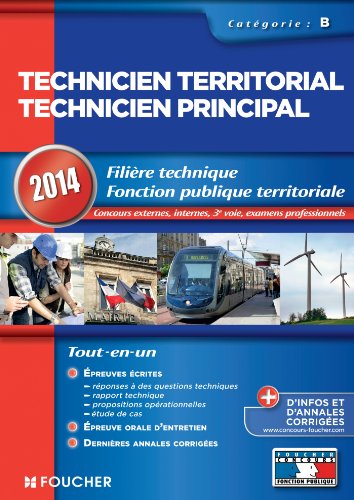 Imagen de archivo de Technicien territorial - Technicien principal Catgorie B. 2014 a la venta por medimops