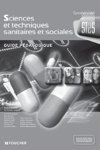 9782216123698: Sciences et techniques sanitaires et sociales Tle ST2S: Guide pdagogique