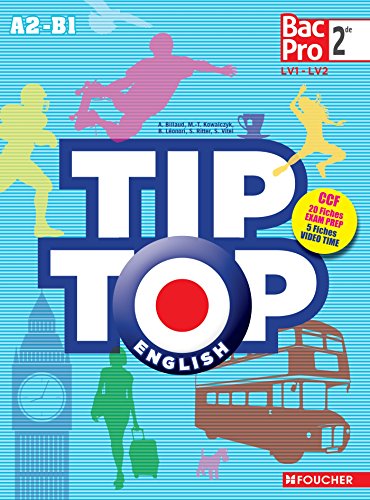 9782216126941: TIP-TOP ENGLISH Seconde Bac Pro: A2-B1 (Lyces professionnels)