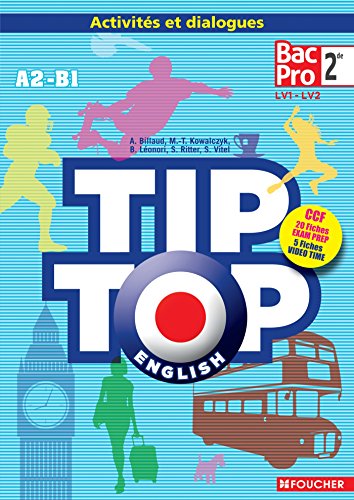 9782216126965: TIP-TOP ENGLISH Seconde Bac Pro CD Audio