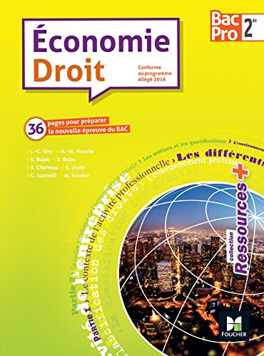 Stock image for Ressources + Economie - Droit Sde Bac Pro 3e dition for sale by Ammareal