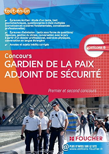 9782216128754: Gardien de la paix adjoint de scurit 2015 Premier et second concours catgorie B