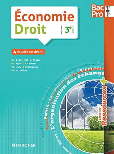 Stock image for Ressources plus Economie-Droit 1re-Tle BAC PRO - 3e dition for sale by Ammareal