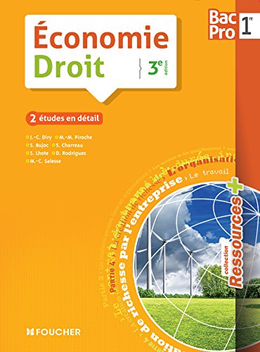 Stock image for Ressources plus Economie-Droit 1re BAC PRO - 3e dition for sale by Ammareal