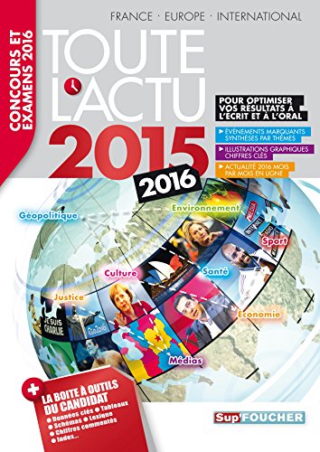 Stock image for Toute l'actu 2015 Sujets et chiffres de l'actualit 2015 - Concours & examens 2016 for sale by Ammareal