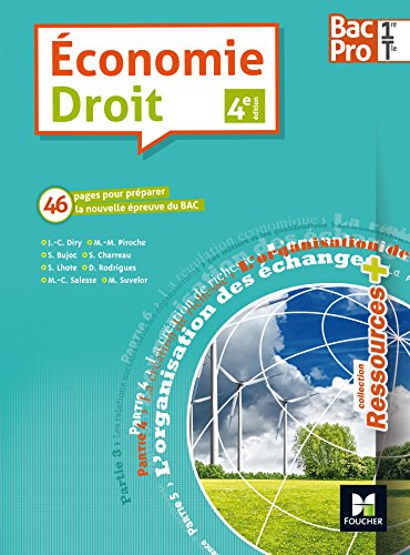 Stock image for Economie, droit 1re-terminale bac pro for sale by LeLivreVert