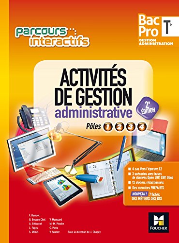 Imagen de archivo de Parcours interactifs - Activits de gestion administrative Tle Bac Pro GA - d. 2017 - Manuel lve a la venta por LeLivreVert