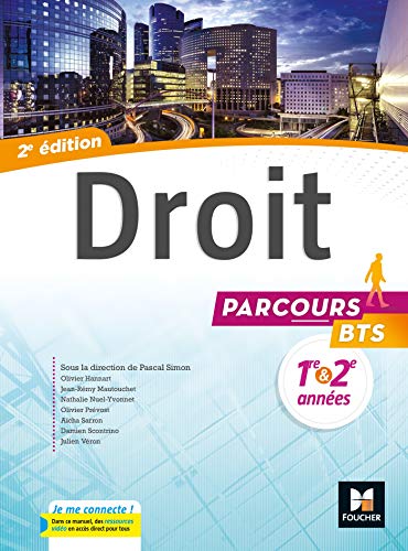 Beispielbild fr Parcours - DROIT BTS 1re et 2e ann es -  d. 2017 - Manuel  l ve: Manuel de l' l ve zum Verkauf von WorldofBooks