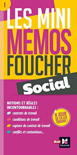 Beispielbild fr Les mini memos Foucher - Social zum Verkauf von Ammareal