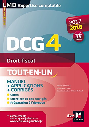 Stock image for DCG 4 - Droit fiscal - Manuel et applications - 2017-2018 - 11e dition for sale by Ammareal