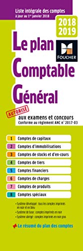Beispielbild fr Plan comptable gnral 2018-2019 zum Verkauf von medimops