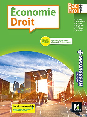 9782216148561: Ressources plus - ECONOMIE-DROIT 1re-Tle BAC PRO - d. 2018 - Manuel lve