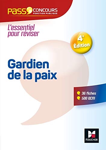 Stock image for Pass'Concours - Gardien de la paix Cat. B - Entrainement et rvision for sale by Ammareal