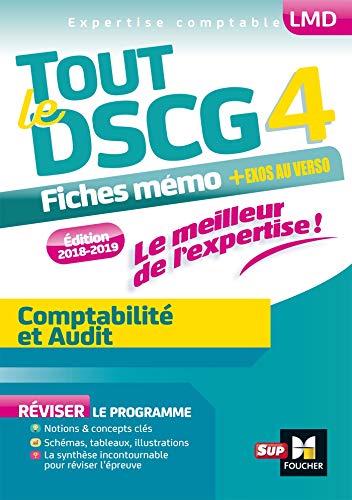 Stock image for Tout le DSCG 4 - Comptabilit et Audit - Entrainement et rvision - 2e dition for sale by Ammareal