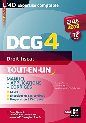 Stock image for DCG 4 - Droit fiscal - Manuel et applications - 2018-2019 - 12e dition - Prparation complte for sale by Ammareal